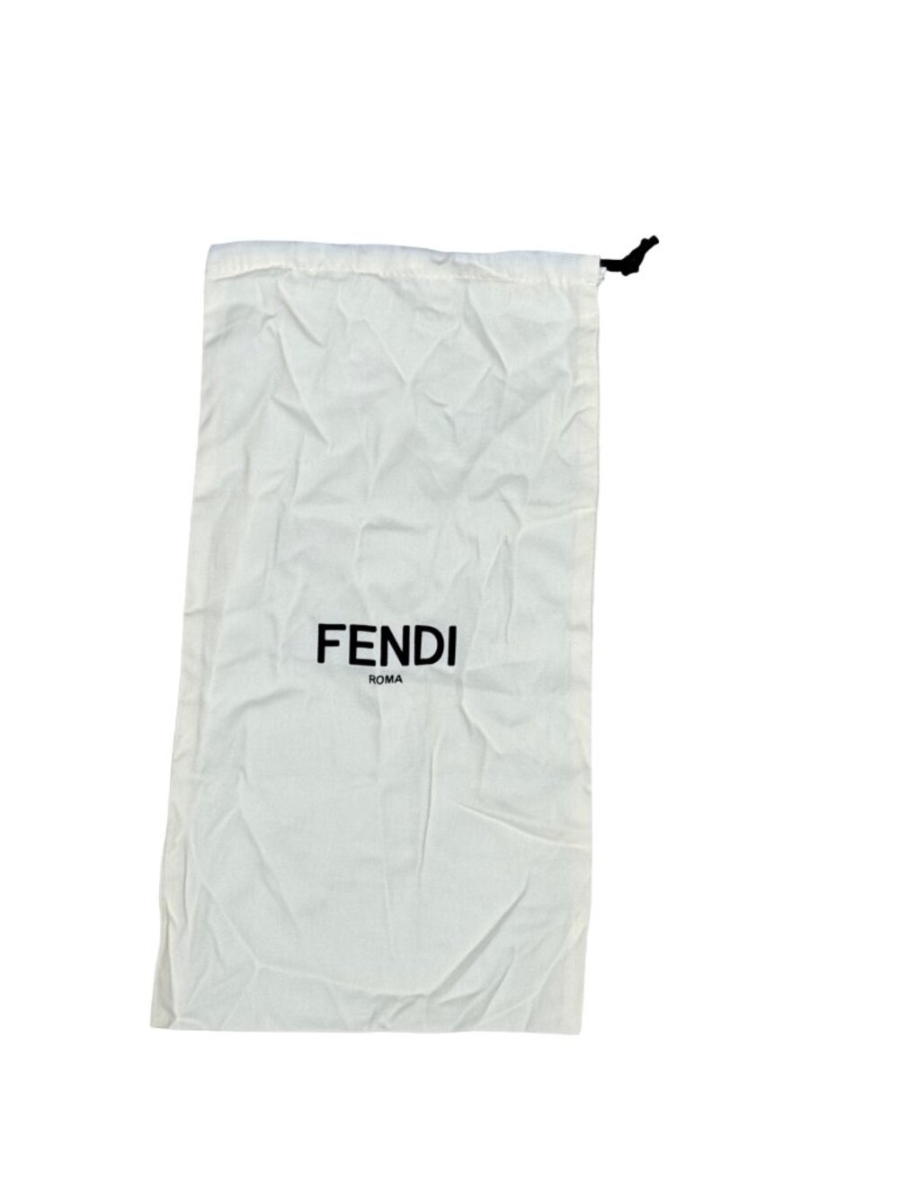 Fendi Roma Dust Bag Drawstring Storage Pouch 17x9 Cotton Shoes Purse Handbag